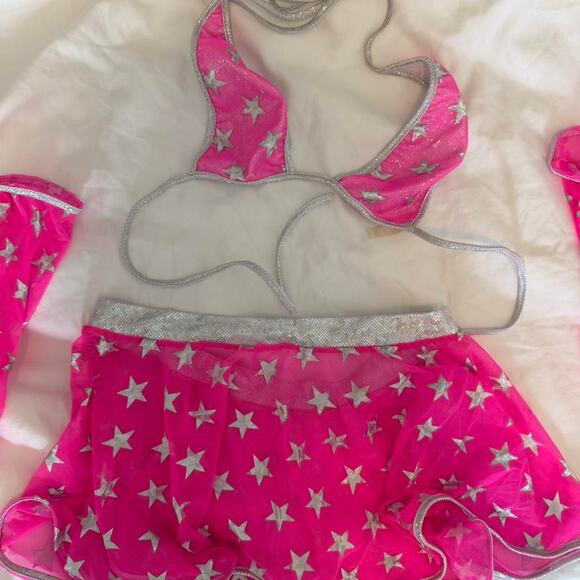 Pink and silver star - Picture 1 of 2